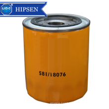 Filtro de aceite de la transmisión hidráulica OEM 581 18076 581/18076 581-18076 para JCB 3CX 4CX